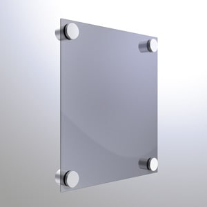 Rendering of 30mm Diameter X 25mm Length Standoff - Holds up to 12mm Material